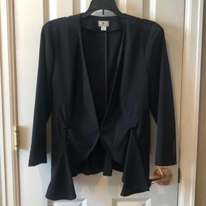 Worthington flowy black blazer